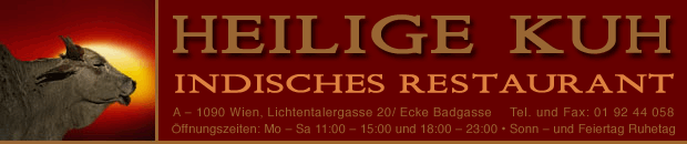 indisches restaurant • heilige kuh